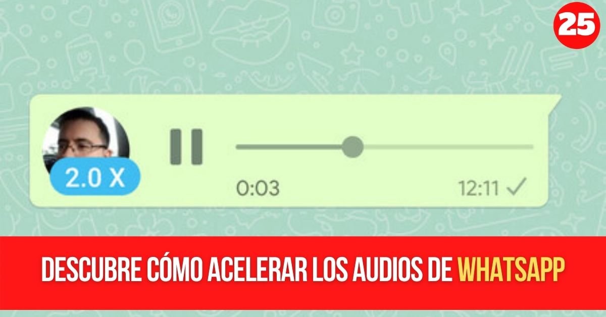 Descubre Cómo Acelerar Los Audios De Whatsapp Hora 25 2065