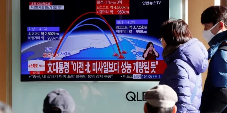 Lanza Corea del Norte proyectil no identificado al mar de Japón