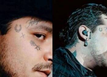 Nodal ya habría cubierto el tatuaje de los ojos de Belinda, así se ve