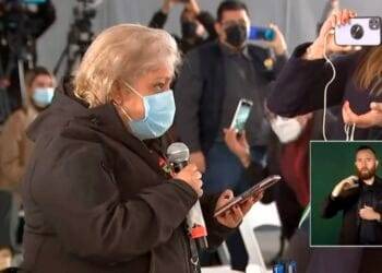 «Nuestro gremio está muy lastimado», periodistas protestan durante conferencia de AMLO en Tijuana