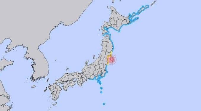 Terremoto en Japón activa alerta de tsunami para Fukushima y Miyagi