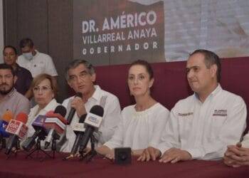 Afirma Sheinbaum que Américo tiene el respaldo de 17 gobernadores de Morena