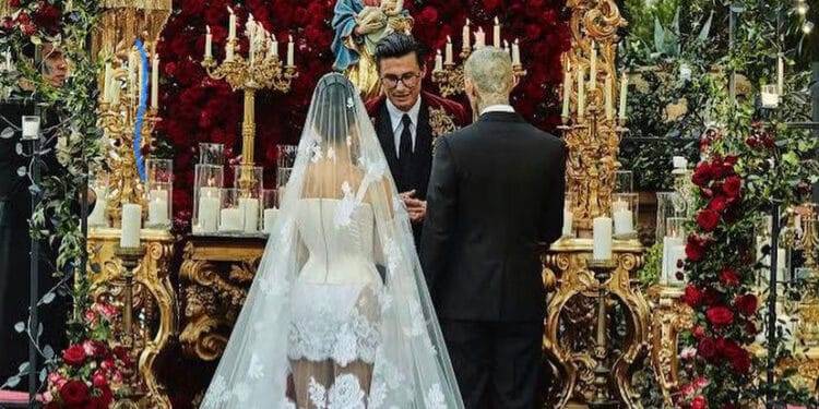 Se casan Kourtney Kardashian y Travis Baker en Italia
