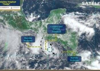 Comienza a formarse la tormenta trópical “Celia” en el pacifico