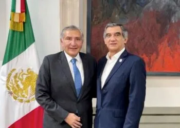 El gobernador electo Américo Villarreal Anaya se reúne con Adán Augusto López