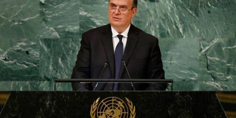 La ONU «no puede» con el tema de la guerra, reprocha Ebrard