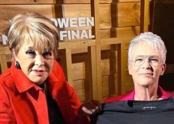 ¡Con regalo incluido! Jamie Lee Curtis presume convivencia con Lolita Ayala