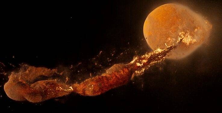 Una nueva teoría sugiere que la Luna se formó en solo unas pocas horas