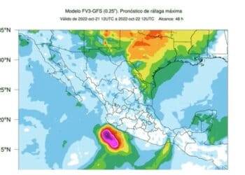 ¡Tormenta “Roslyn” y otros fenómenos dejarán lluvias intensas en México!