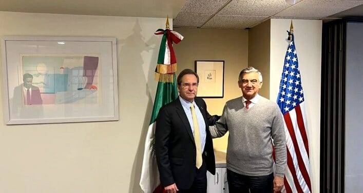 El Gobernador Américo Villarreal y el Embajador de México en EU promueven inversiones para Tamaulipas