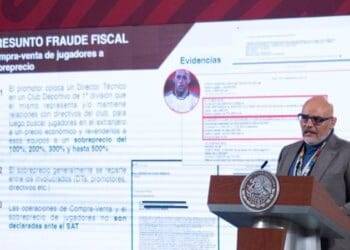 Cártel del Gol: Exhiben en ‘mañanera’ evasión de impuestos y contratos ‘bajo el agua’ de equipos de la Liga MX