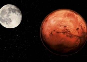 ¡Espectáculo Hoy! Marte y la Luna visibles al 100% de iluminación