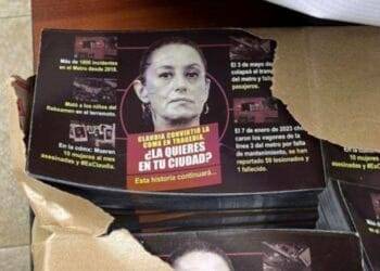 Hallan propaganda contra Claudia Sheinbaum en oficinas de la alcaldía Cuauhtémoc