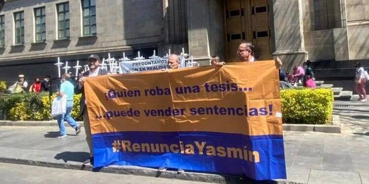 Suspensión provisional en el caso de su tesis: una estrategia clara de la ministra Esquivel