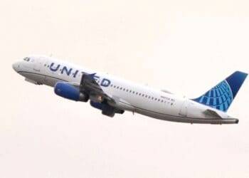 Arrestan a un hombre que supuestamente intentó abrir la puerta de emergencia de un avión y apuñaló a una azafata