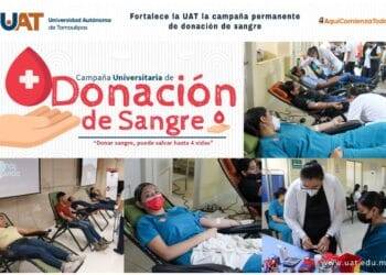 Promueve la UAT campaña permanente de donación de sangre