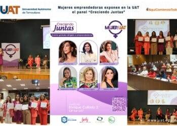 Mujeres emprendedoras exponen en la UAT el panel “Creciendo Juntas”