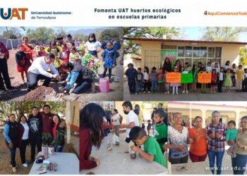 Fomenta UAT huertos ecológicos en escuelas primarias