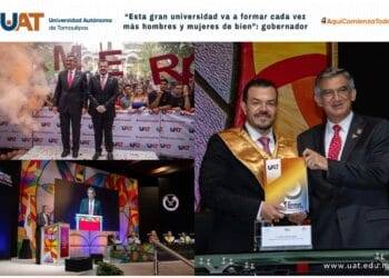 “Esta gran universidad va a formar cada vez más hombres y mujeres de bien”: Gobernador Américo Villarreal