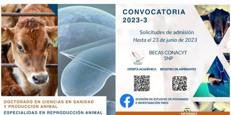 Anuncia la UAT el proceso para ingresar a los posgrados de la Facultad de Medicina Veterinaria