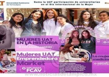 Organiza UAT participación de universitarias en eventos del Día Internacional de la Mujer