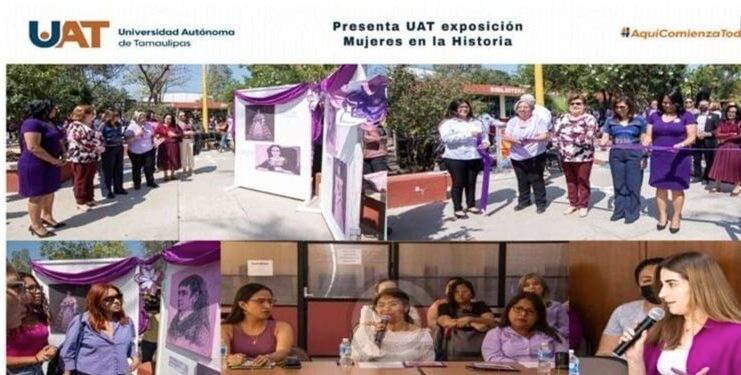 Presenta UAT exposición de mujeres en la historia