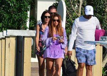 Lewis Hamilton y Shakira por Miami: un paseo en yate