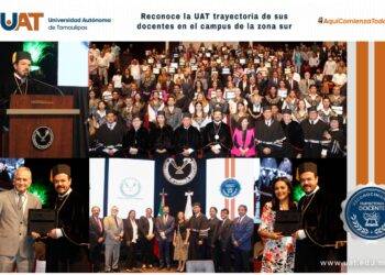 Reconoce UAT la trayectoria de sus docentes en el campus de la zona sur