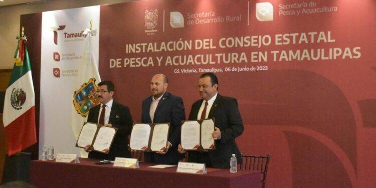 Instalan Consejo Estatal de Pesca y Acuacultura en Tamaulipas