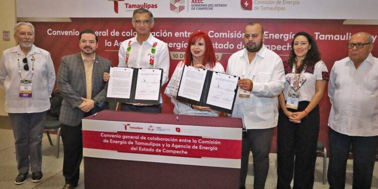 El Gobernador Américo Villarreal y Layda firman convenio para impulsar el desarrollo energético