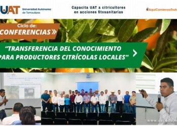 Capacita la UAT a citricultores en acciones fitosanitarias