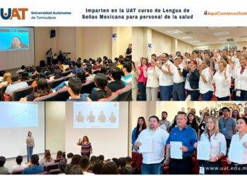 Imparten en la UAT curso de Lengua de Señas Mexicana para personal de salud