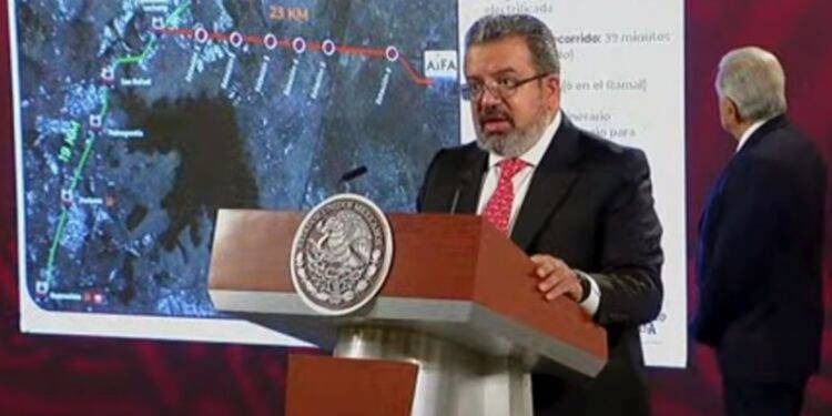 Tren Suburbano al AIFA tendrá una inversión de 25.8 mil mdp: SICT