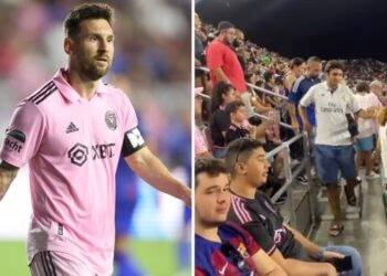 Tachan de Liga molera a la MLS luego de que el público se fue del estadio tras cambio de Lionel Messi