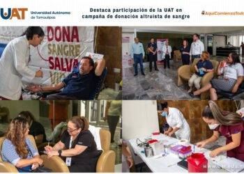 Destaca participación de la UAT en campaña de donación altruista de sangre