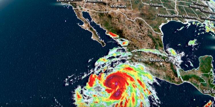 Se forma la tormenta tropical Hilary al sur de las costas de Guerrero