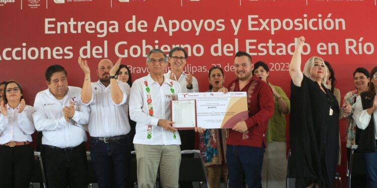 Tamaulipas tiene un gobernador con corazón de oro, afirman riobravenses