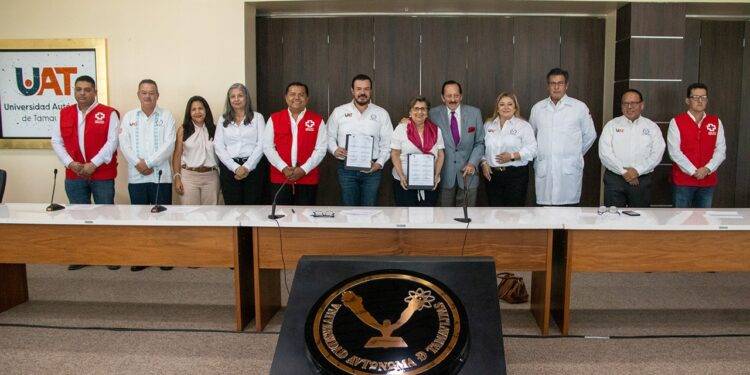La UAT y Cruz Roja Tamaulipas firman convenio de colaboración en servicio social