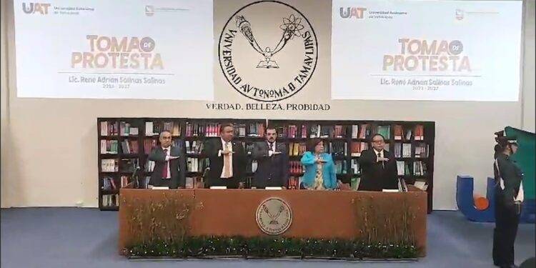 Asume René Salinas nuevo período directivo en la Facultad de Comercio de Nuevo Laredo