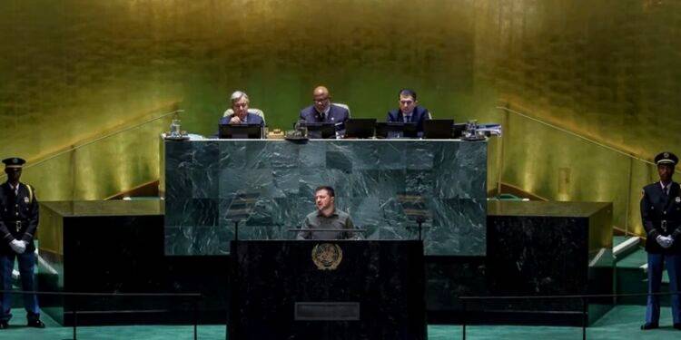 Zelensky propone en Consejo de Seguridad medidas que limiten poder de Rusia en la ONU