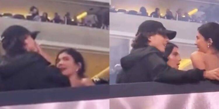 Kylie Jenner y Timothée Chalamet confirman romance con ¡su primer beso en público!