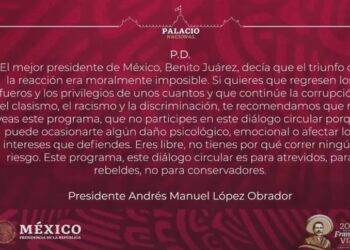 El INE ordenará eliminar posdata de la Mañanera, Presidencia difunde una nueva y le agrega voz de AMLO