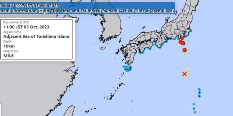 Tras terremoto de 6.6, Japón emite alerta de tsunami y luego la retira