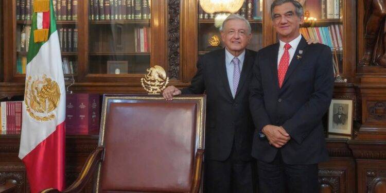 Se reúne el gobernador con el presidente Andrés Manuel López Obrador