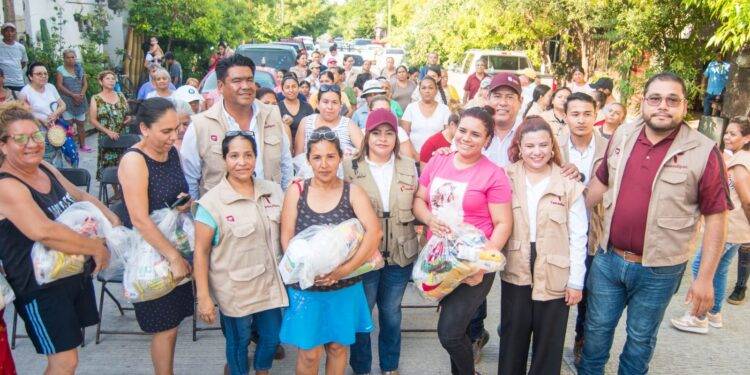 Inicia SEBIEN quinta entrega de paquetes alimentarios en Tamaulipas