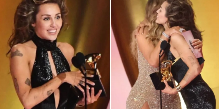 Miley Cyrus gana su primer Grammy con ‘Flowers’ tras 17 años de carrera