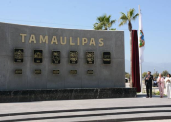 Así luce el nuevo monumento en honor a los 200 años de Tamaulipas: un tributo a su historia
