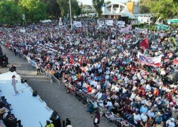 Destaca Claudia Sheinbaum medio ambiente y educación como prioridad del segundo piso de la Cuarta Transformación en Tula de Allende, Hidalgo