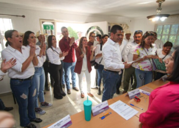 Se registra Jorge Rentería como candidato de Morena y PT a la alcaldía de Arteaga