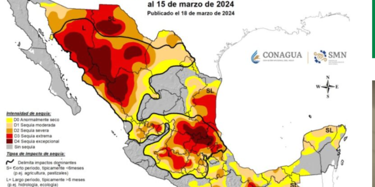 Prevalece la sequía moderada en Coahuila